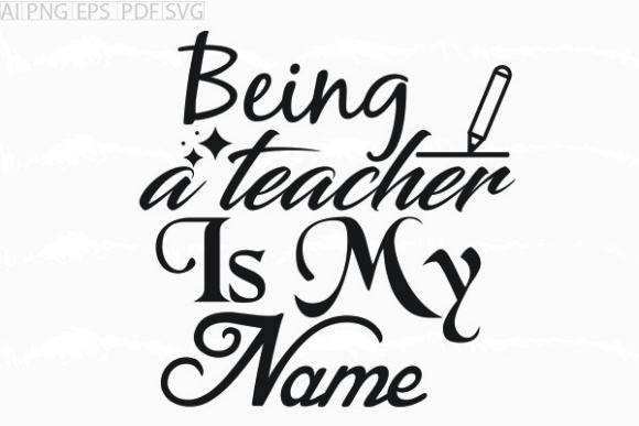 Review: About Being a Teacher is My Name SVG for Embroidery