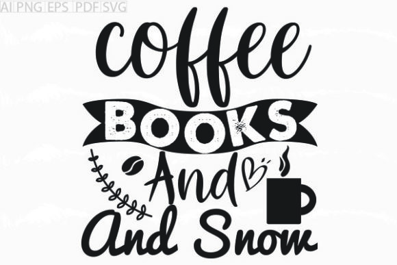 Review: About Coffee Books and Snow Svg Graphic for Embroidery