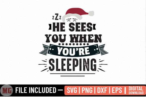 Review: He Sees You When You're Sleeping SVG for Holiday Stitching
