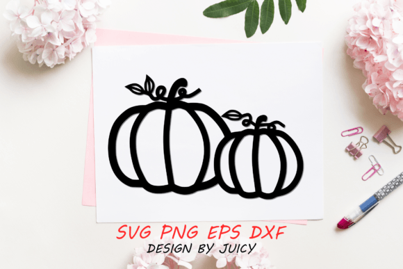 Review: Two Pumpkins SVG for Cricut in Embroidery