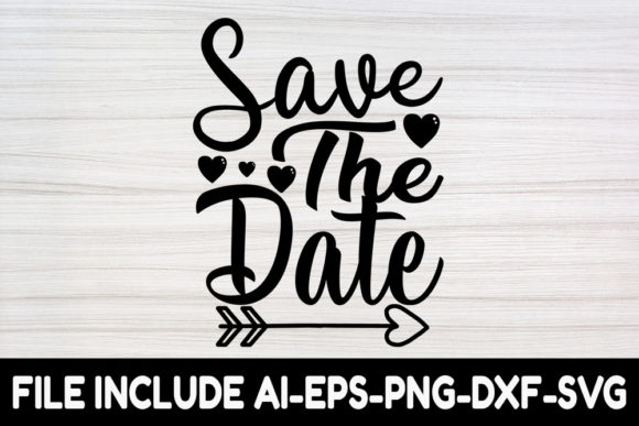 Wedding SVG Design, Save the Date Review